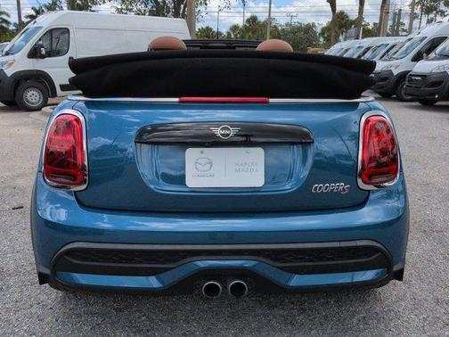 Island Blue Metallic 2022 MINI Convertible Cooper S