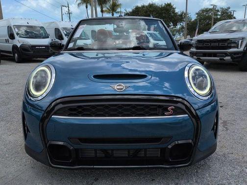 Island Blue Metallic 2022 MINI Convertible Cooper S