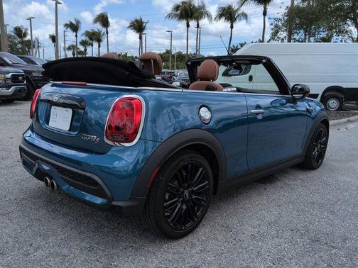 Island Blue Metallic 2022 MINI Convertible Cooper S