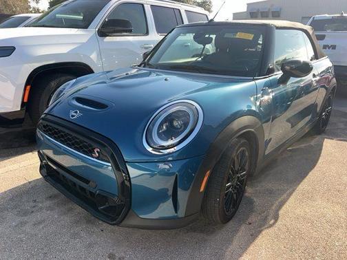 Island Blue Metallic 2022 MINI Convertible Cooper S