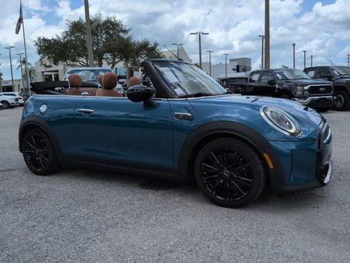 Island Blue Metallic 2022 MINI Convertible Cooper S