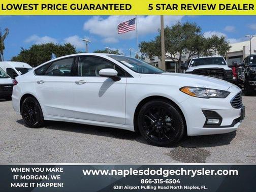 Oxford White 2019 Ford Fusion SE