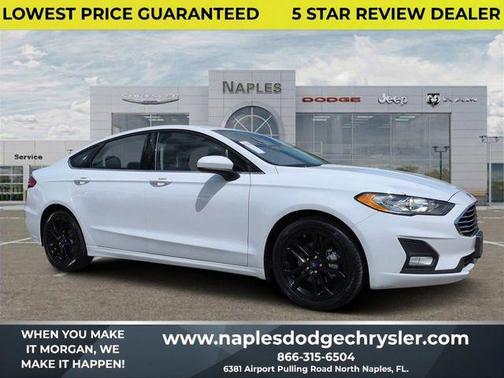 Oxford White 2019 Ford Fusion SE