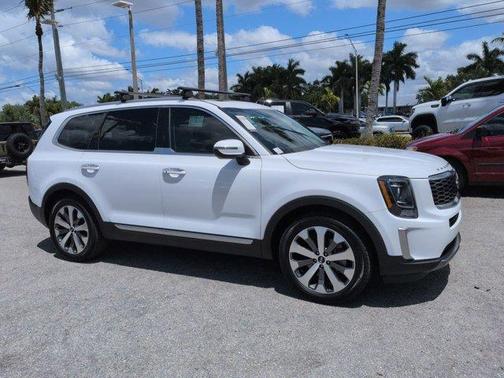Glacial White Pearl 2021 Kia Telluride S