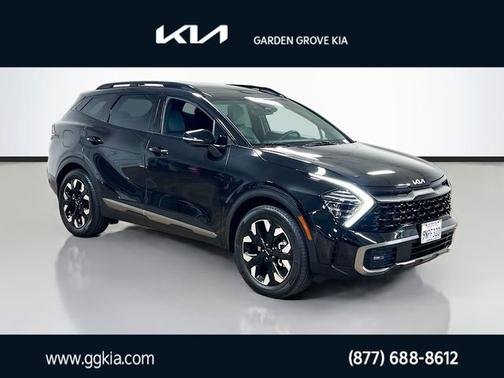 Black 2024 Kia Sportage Plug-In Hybrid X-Line Prestige