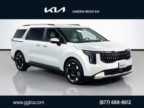 Ivory Silver 2025 Kia Carnival EX