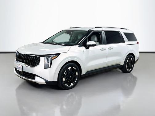 Ivory Silver 2025 Kia Carnival EX