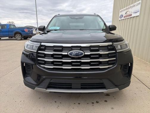 AGATE BLACK METALLIC 2025 Ford Explorer ACTIVE