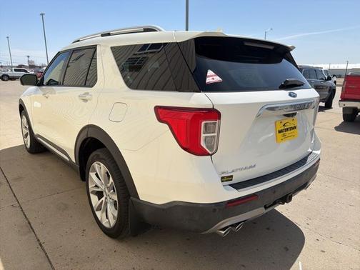 STAR WHITE MET TRI-COAT 2023 Ford Explorer PLATINUM
