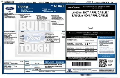 Oxford White 2024 Ford Transit-250 Base