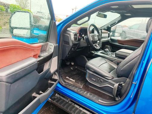Blue 2021 Ford F-150 Lariat