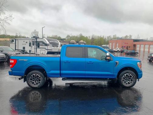 Blue 2021 Ford F-150 Lariat