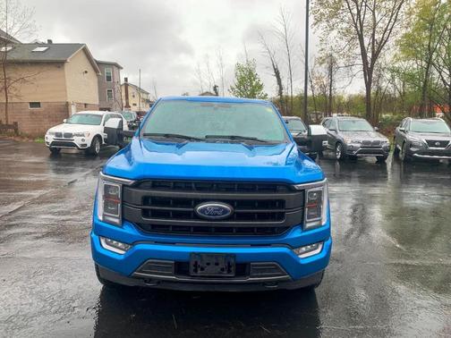 Blue 2021 Ford F-150 Lariat