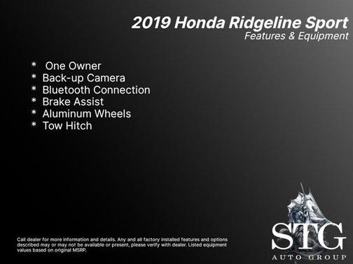 Photo 2 of 27 of 2019 Honda Ridgeline Sport