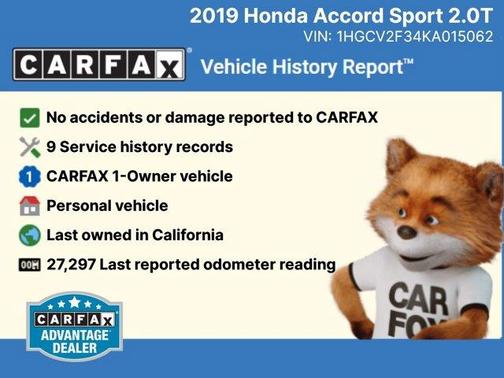 Photo 5 of 29 of 2019 Honda Accord Sport 2.0T