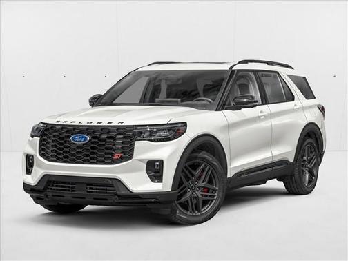 Star White Metallic Tri-Coat 2026 Ford Explorer ST