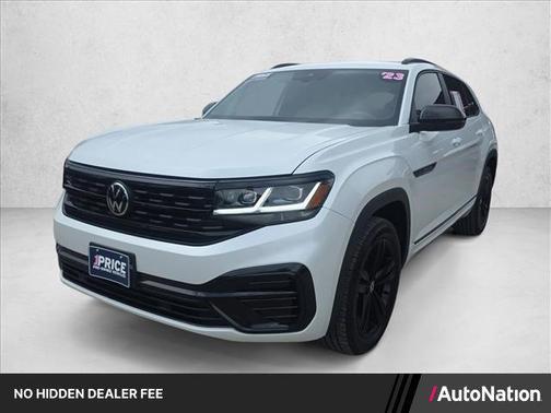 Pure White 2023 Volkswagen Atlas Cross Sport 3.6L V6 SEL R-Line