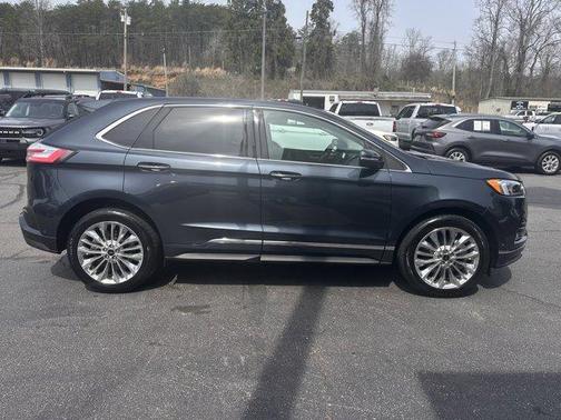 Stone Blue Metallic 2024 Ford Edge Titanium