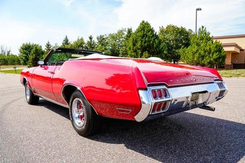 Red 1972 Oldsmobile Cutlass