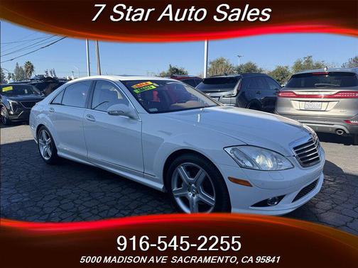 Arctic White 2007 Mercedes-Benz S-Class S 580e 4MATIC