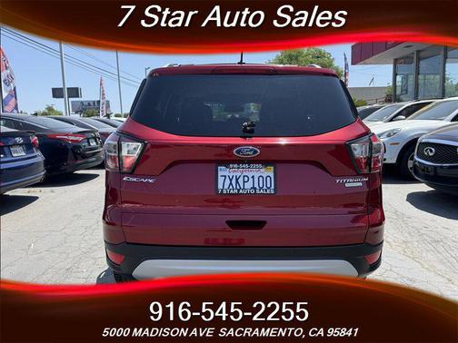 Ruby Red Metallic Tinted Clearcoat 2017 Ford Escape Titanium