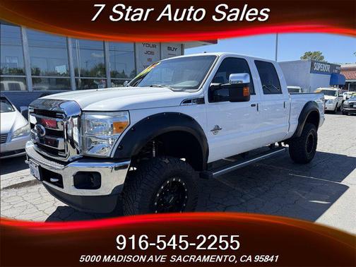 Oxford White 2014 Ford F-250 Lariat