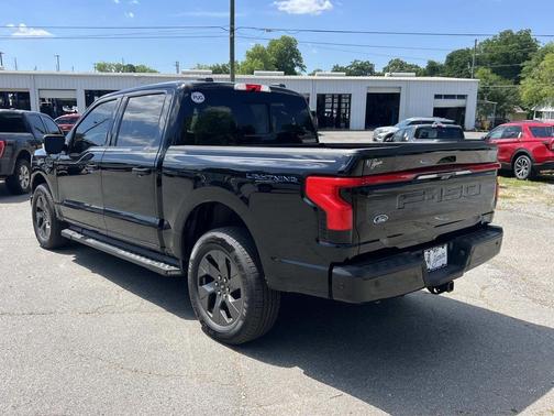 Agate Black Metallic 2023 Ford F-150 Lightning LARIAT