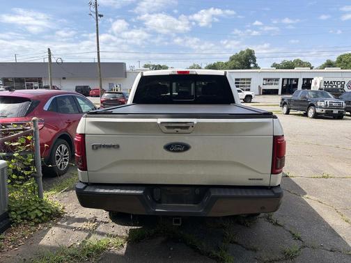 White Platinum 2016 Ford F-150 Lariat