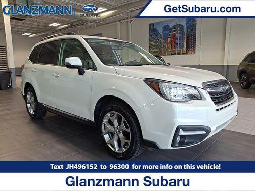 Crystal White Pearl 2018 Subaru Forester 2.5i Touring