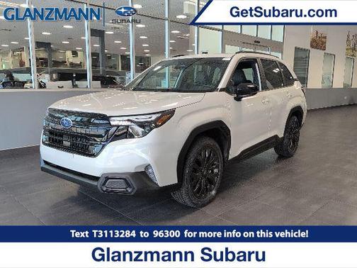 Crystal White Pearl 2026 Subaru Forester Sport
