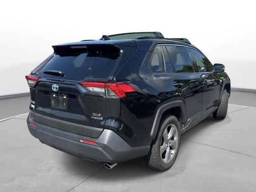 Midnight Black Metallic 2021 Toyota RAV4 Hybrid XLE Premium