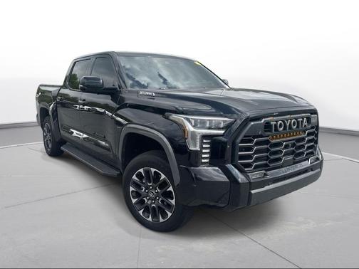 Midnight Black Metallic 2025 Toyota Tundra Hybrid Limited