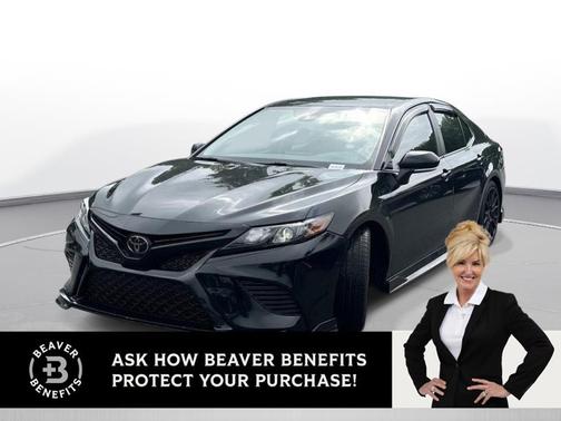 Midnight Black Metallic 2022 Toyota Camry TRD