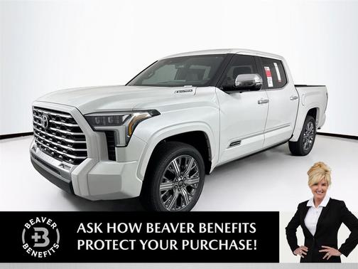Wind Chill Pearl 2026 Toyota Tundra Hybrid Capstone