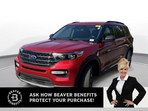 Rapid Red Metallic Tinted Clearcoat 2021 Ford Explorer XLT