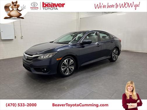 Cosmic Blue Metallic 2016 Honda Civic EX-T