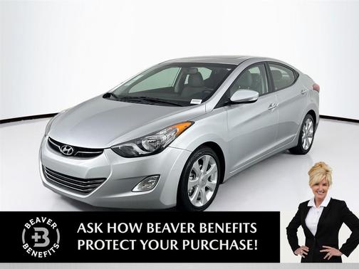 Radiant Silver 2013 Hyundai ELANTRA Limited