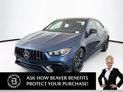 Denim Blue Metallic 2023 Mercedes-Benz AMG CLA 45 AMG CLA 45 4MATIC
