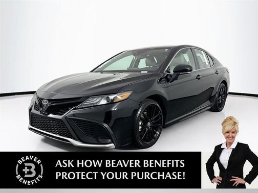 Midnight Black Metallic 2023 Toyota Camry XSE