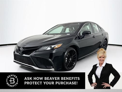 Midnight Black Metallic 2023 Toyota Camry XSE