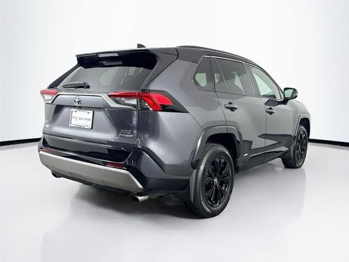 Magnetic Gray Metallic/Midnight Black Metallic 2024 Toyota RAV4 Hybrid SE