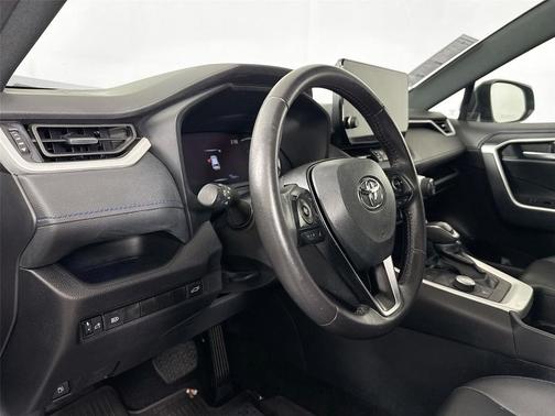Magnetic Gray Metallic/Midnight Black Metallic 2024 Toyota RAV4 Hybrid SE