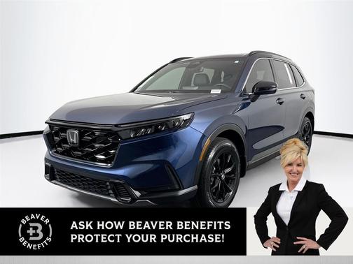 Canyon River Blue Metallic 2025 Honda CR-V Hybrid Sport AWD