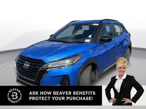 Electric Blue Metallic 2023 Nissan Kicks SR