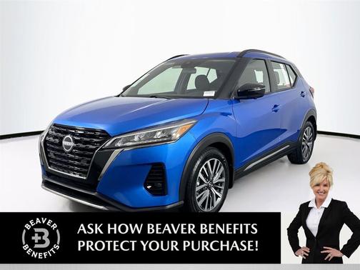 Electric Blue Metallic 2023 Nissan Kicks SR