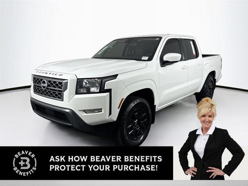 Glacier White 2024 Nissan Frontier SV