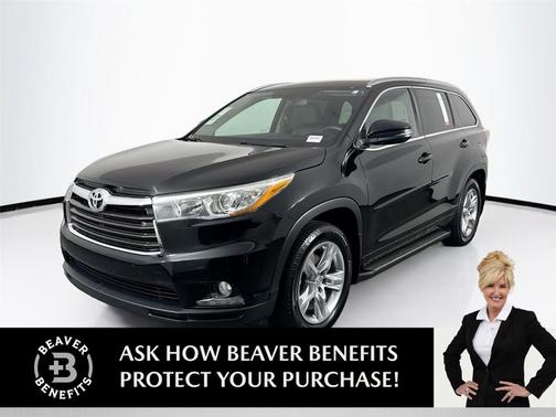 Attitude Black Metallic 2015 Toyota Highlander Limited