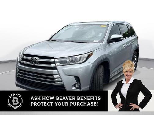 Celestial Silver Metallic 2019 Toyota Highlander Limited Platinum