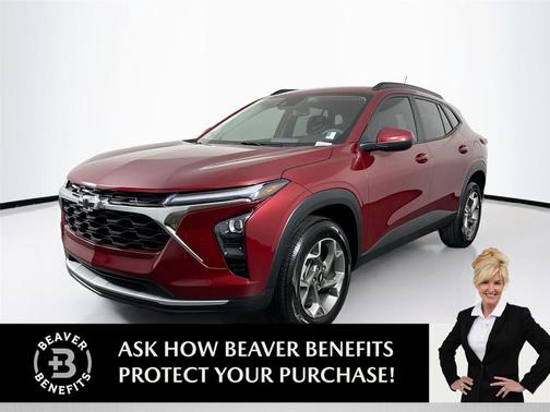 Crimson Metallic 2025 Chevrolet Trax LT