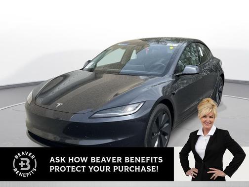 Solid Black 2024 Tesla Model 3 Long Range